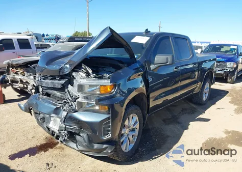 2021 Chevrolet Silverado 1500 2Wd Short Bed Custom from USA, damaged, VIN 1GCPWBEK0MZ282984
